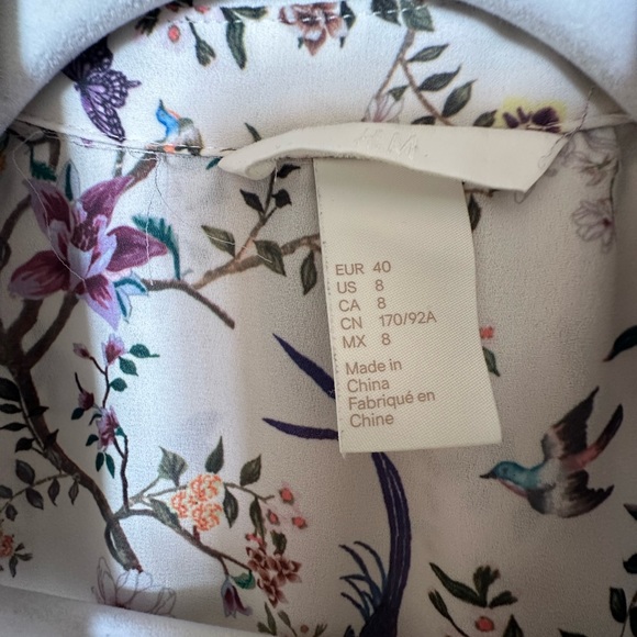 H&M White Spring Blouse - Picture 3 of 3